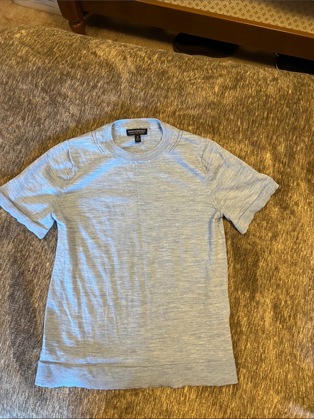 Banana Republic Light Blue Crew Neck Sweater